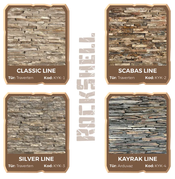 Classic Line · Traverten doğal taş dokusu