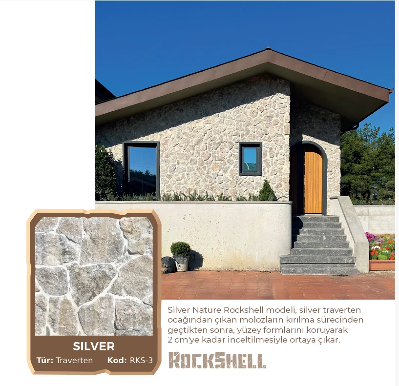 Silver · Traverten uygulama örneği